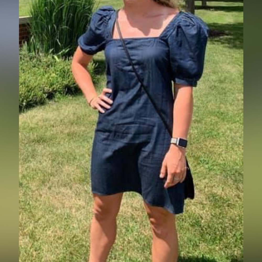 WORN ONCE express denim dress